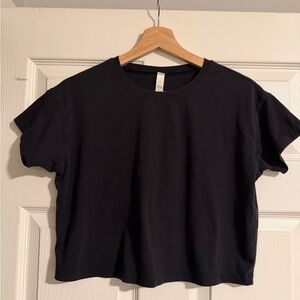 Lululemon Black Crop Top